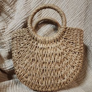 Small Straw Handbag